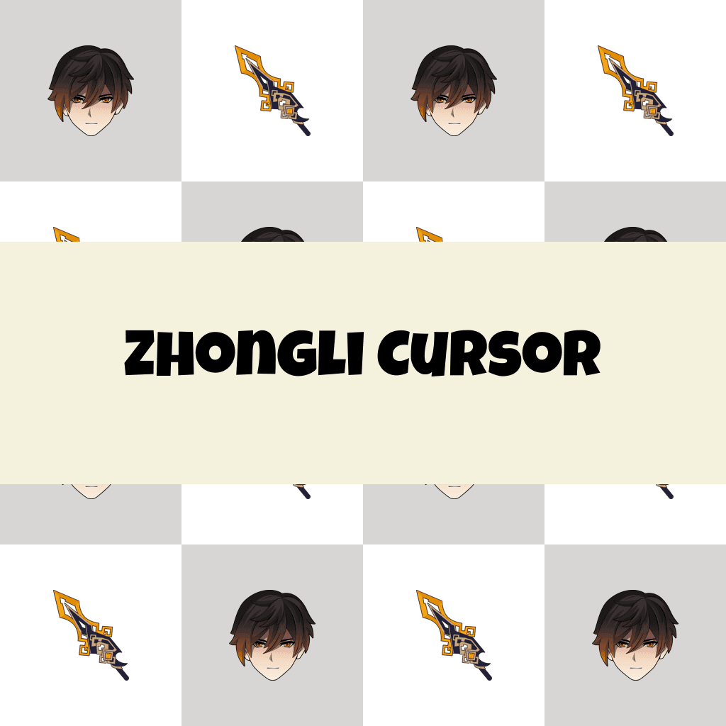 Preview Zhongli cursor custom cursor pack